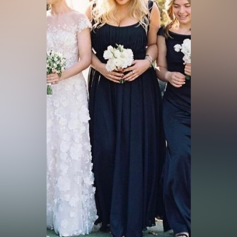 Black Cocomelody A-line Bridesmaid/Evening Dress-GREAT for larger chests (D/DD+)